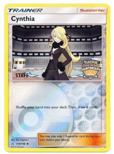 Pokémon - Cynthia (Regionals Staff Promo)